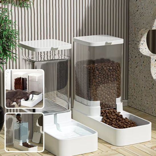Distributeur de nourriture et d'eau pour chat : La solution automatique pour simplifier le quotidien de votre félin - ChatLoulou