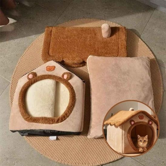 Maison De Chat Chaude Et Confortable : Le Nid Douillet Parfait Pour Votre Félin - ChatLoulou