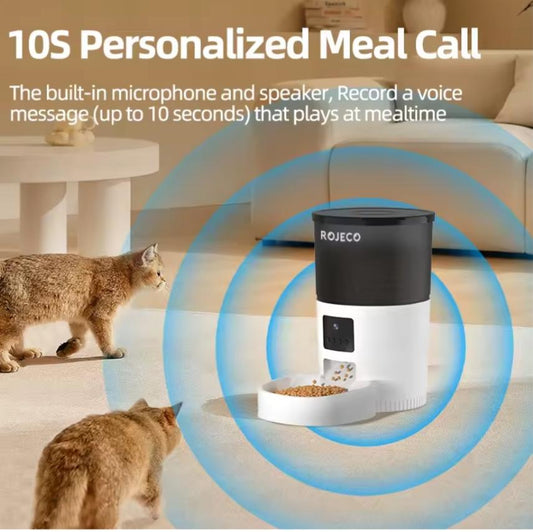 Distributeur de Croquettes Intelligent ROJECO - ChatLoulou