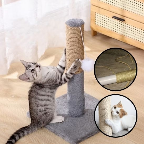 Corde à gratter en Sisal Naturel pour Chats : Le Paradis des Griffes - ChatLoulou