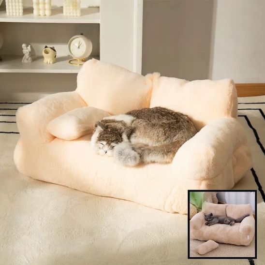 Lit orthopédique en mousse à mémoire de forme pour chat: Confort ultime pour votre compagnon - ChatLoulou