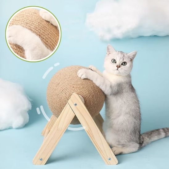 Boule à gratter pour chat : Le jouet indispensable pour votre félin