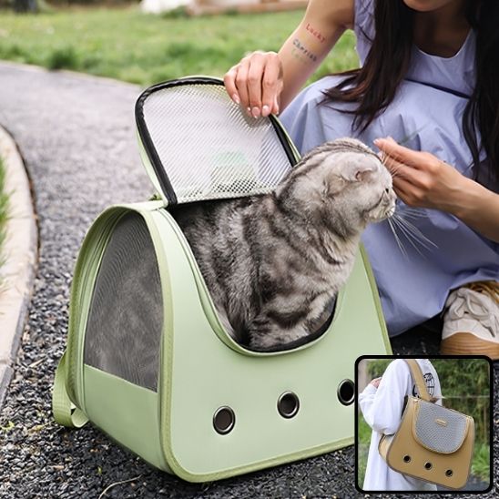 Sac à dos pliable pour chat : Le compagnon idéal pour vos aventures félines