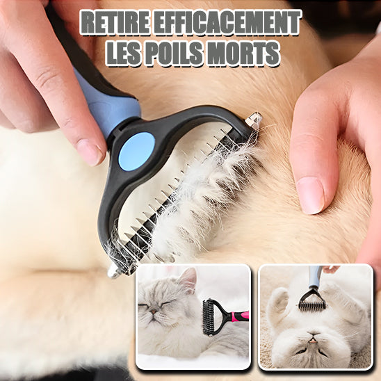 Brosse Professionnelle pour démêlage des poils de chat : La Solution Ultime pour un Pelage Parfait - ChatLoulou