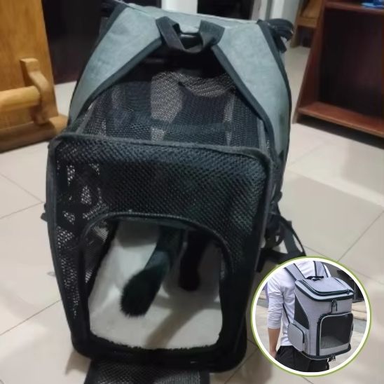 Sac à Dos de Luxe Extensible pour Chat : Le Compagnon de Voyage Idéal pour Votre Félin