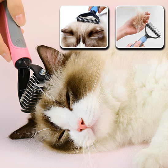 Brosse Professionnelle pour démêlage des poils de chat : La Solution Ultime pour un Pelage Parfait - ChatLoulou