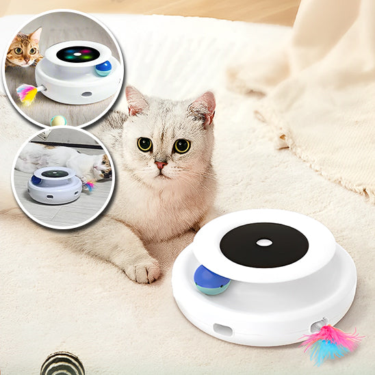 Jouet interactif pour chat 2 en 1 : Stimulation et divertissement garantis - ChatLoulou