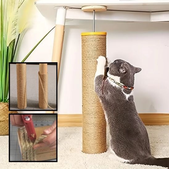 Corde à gratter en Sisal Naturel pour Chats : Le Paradis des Griffes - ChatLoulou