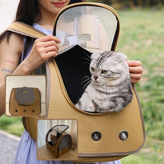 Sac à dos pliable pour chat : Le compagnon idéal pour vos aventures félines