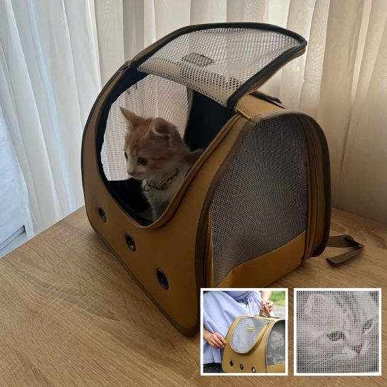 Sac à dos pliable pour chat : Le compagnon idéal pour vos aventures félines